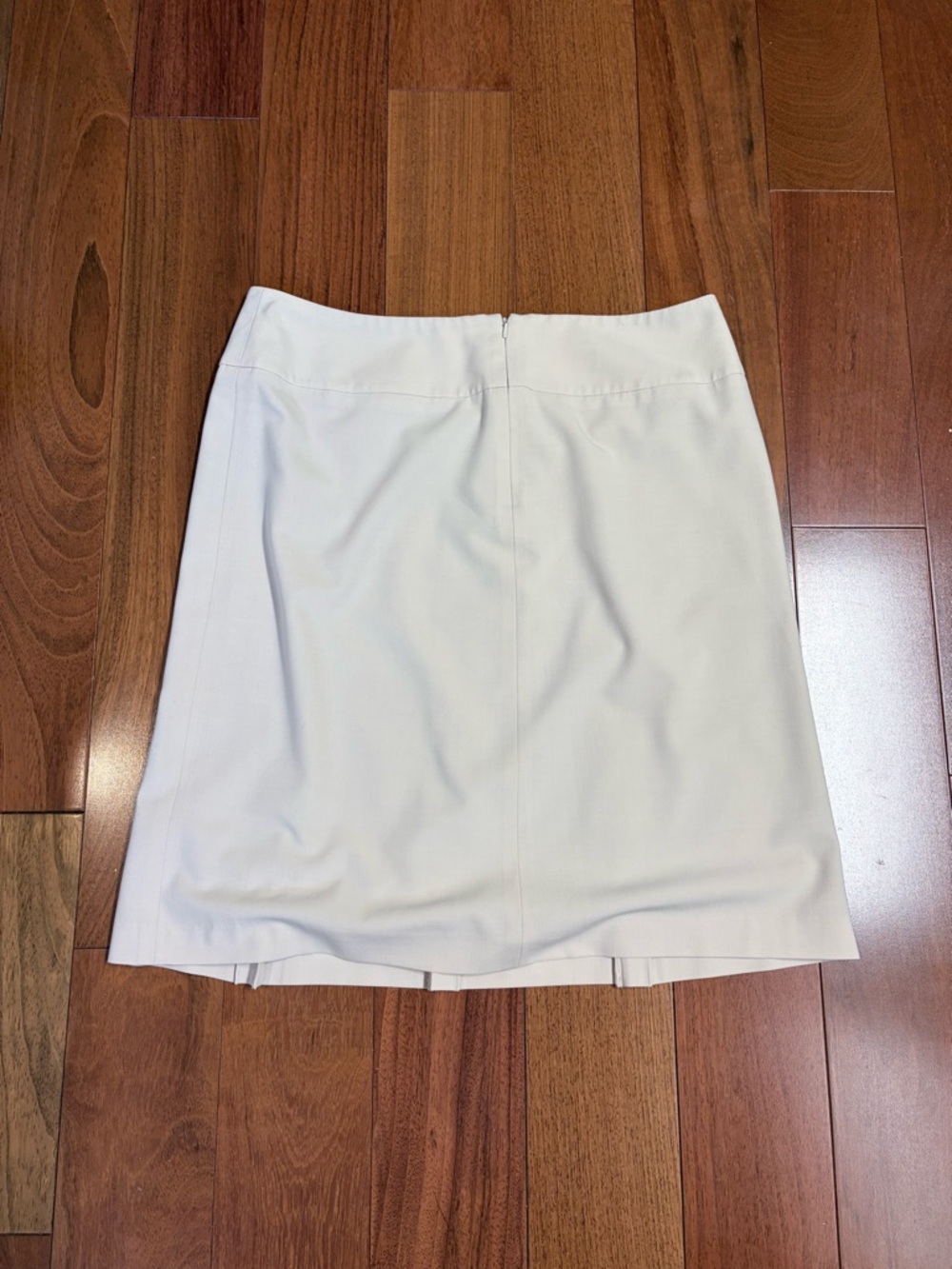 Jones New York Cream A-Line Skirt with Pleats Size 14 - Picture 10 of 11